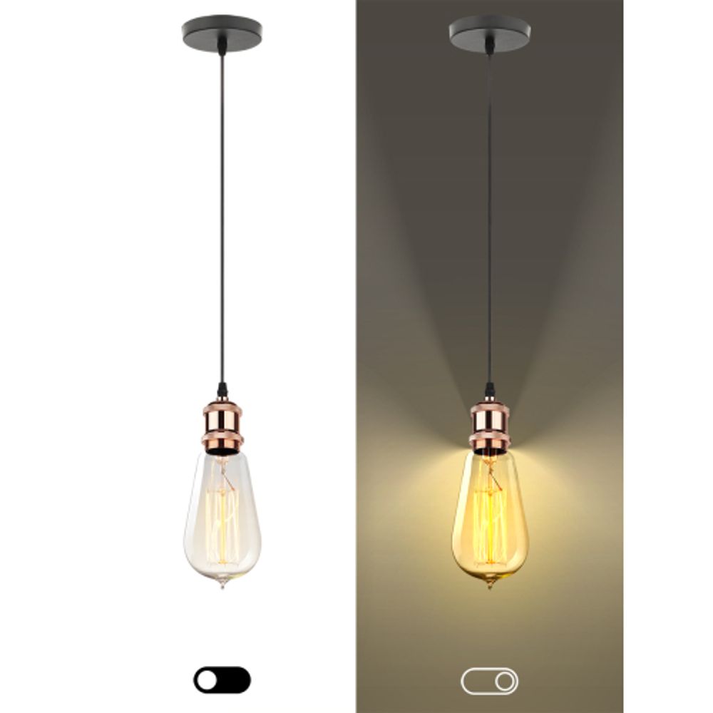 PL13 E27 - 1 RG Подсветка ЭРА Накладной, цоколь Е27, провод 1 м, цвет розовое золото