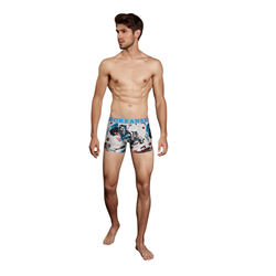 Мужские трусы боксеры серые с принтом Doreanse 1806