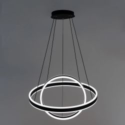 Citilux Дуэт CL719641 LED Люстра подвесная с пультом Чёрная