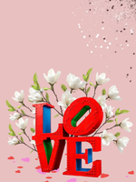 LEGO Art 31214 «LOVE — Любовь» — арт-панно из деталей LEGO для интерьера