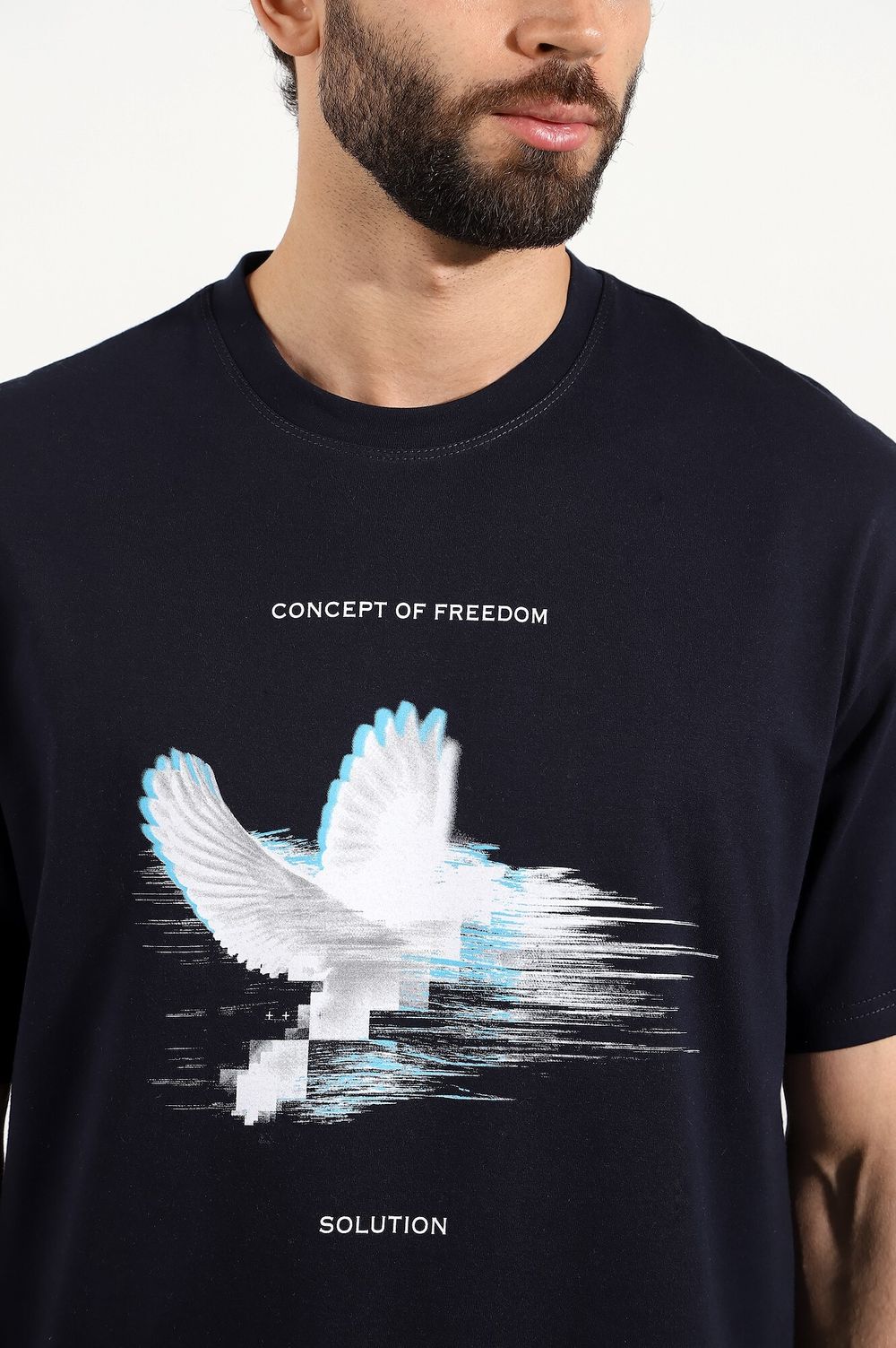 Фуфайка (футболка) мужская Герой-4 Виотекс ТЁМНО-СИНИЙ