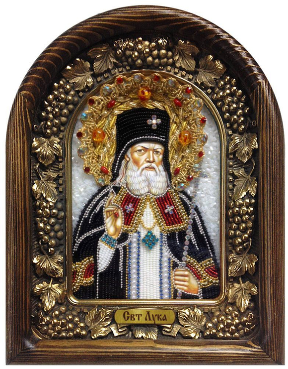 Икона Святой Лука Войно-Ясенецкий бисер