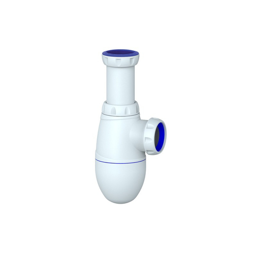 Сифон UNICORN В500 для мойки без выпуска 1 1/2 (d40),резьб. пер. 40х32 , без отвода