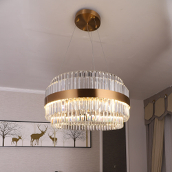 Люстра Cloyd BROTIGAN-C C1 / Ø60 см - латунь (арт.10771)