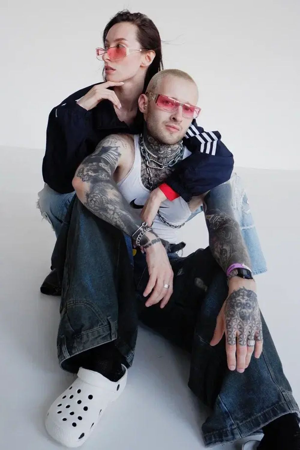 Очки солнцезащитные Funtome Petal Pink розовые