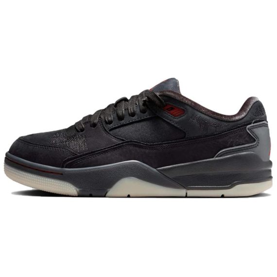 Jordan Flight Court Vintage Баскетбольные кроссовки Низкие Черно-серый цвет Женские