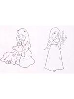 Раскраска А4 Проф-Пресс Модницы, 8стр