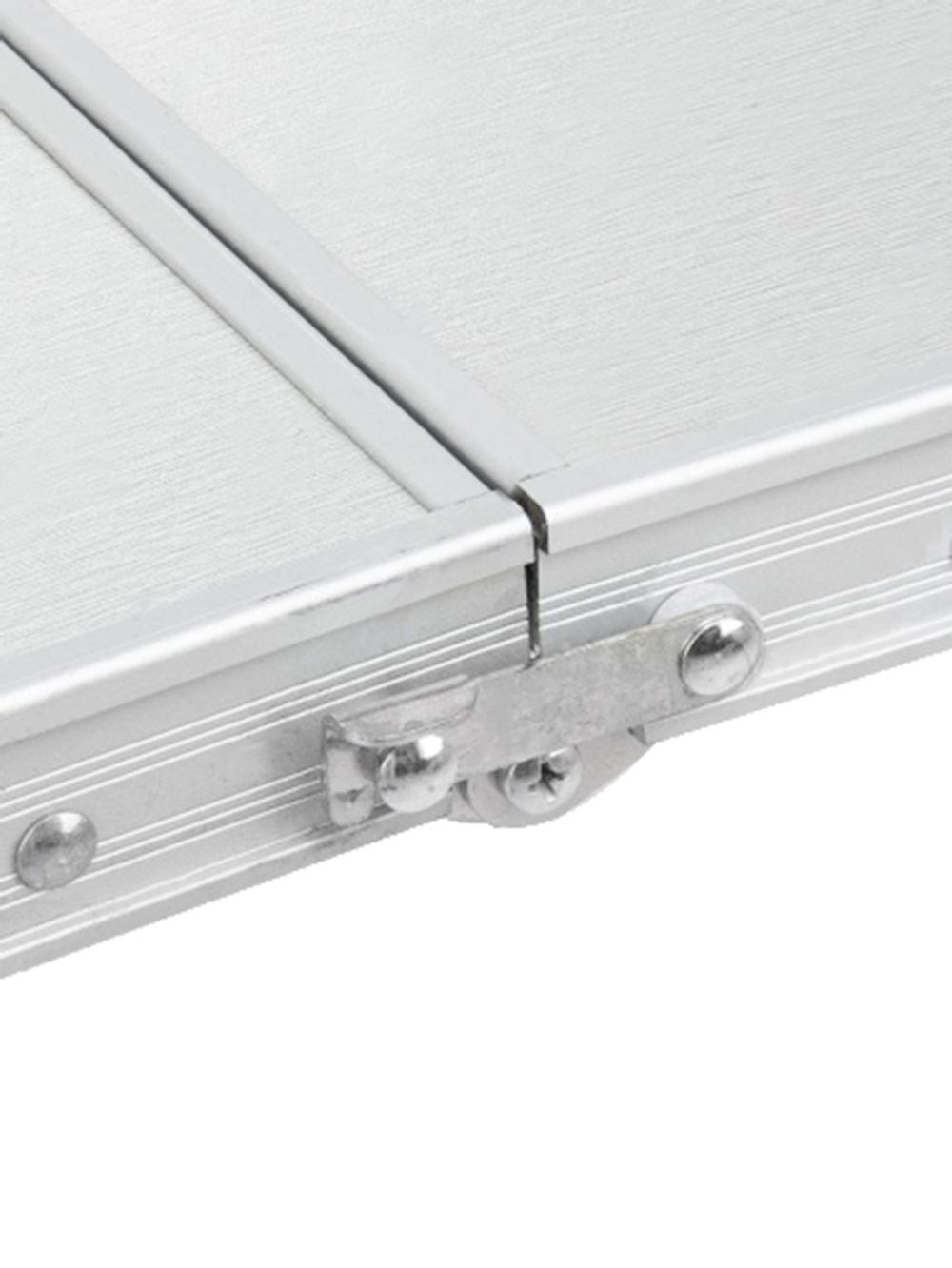 Набор мебели Nisus (СТАЛЬ) стол + 4 табурета (чехол,Velcro) Green (N-FS-21407+21124-S-G)