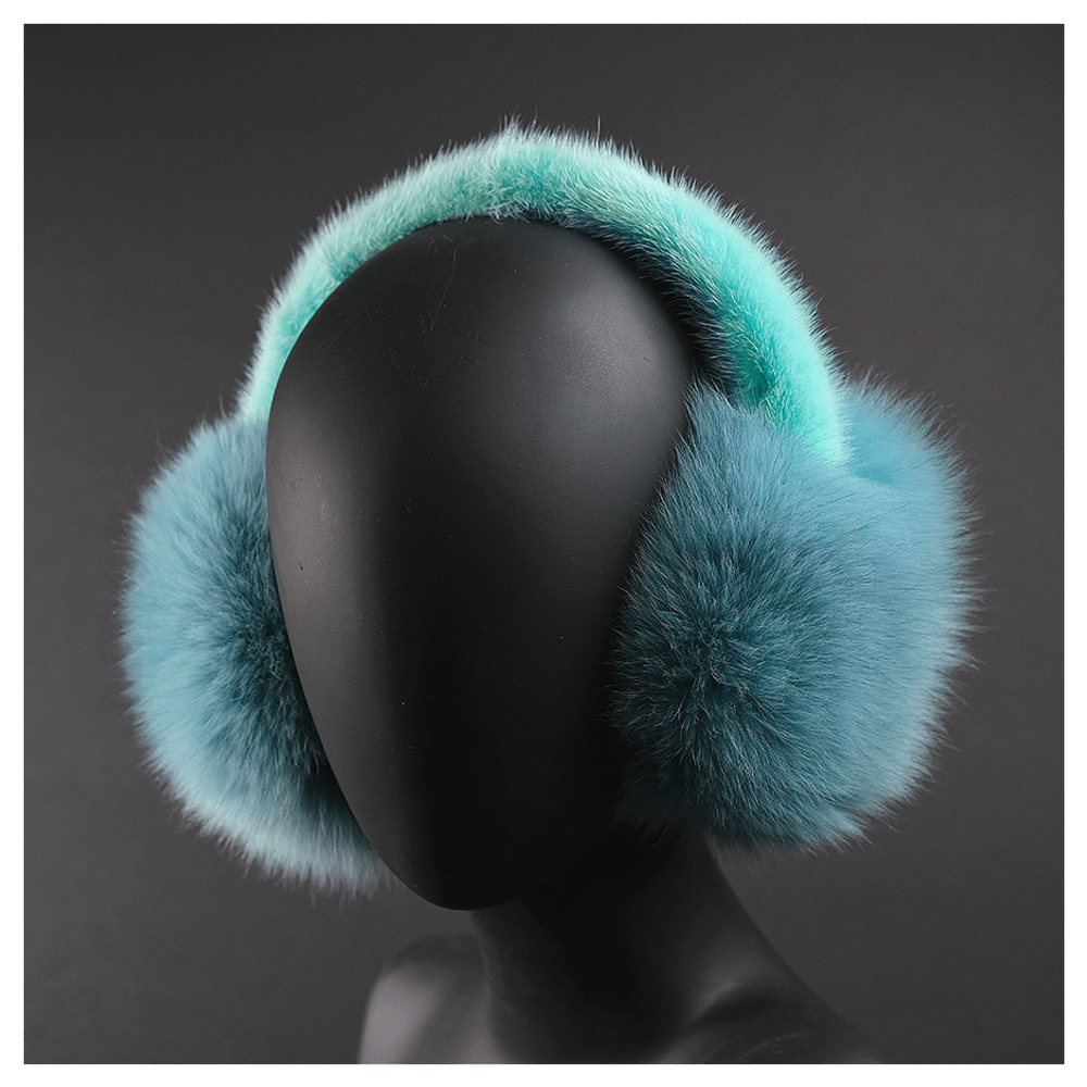 Наушники из меха песца «Полярная лиса»