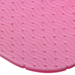 Коврик для йоги 6 мм 183х61 см «Sports time» перфорированный (ТРЕ), св.розовый/розовый
