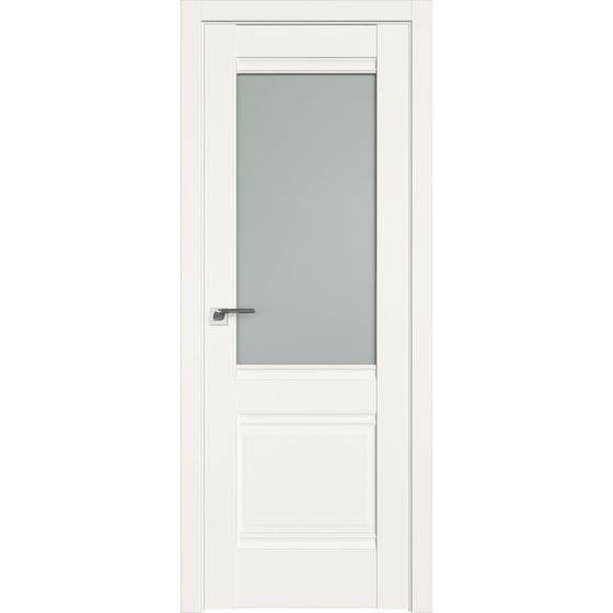 Фото межкомнатной двери экошпон Profil Doors 2U дарквайт стекло матовое
