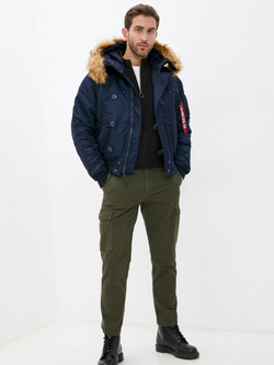 Alpha N-2B Flight Jacket (т.синяя - r.blue)