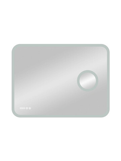 Зеркало "Bliss Led" 800х700 с увеличительным зеркалом, часами