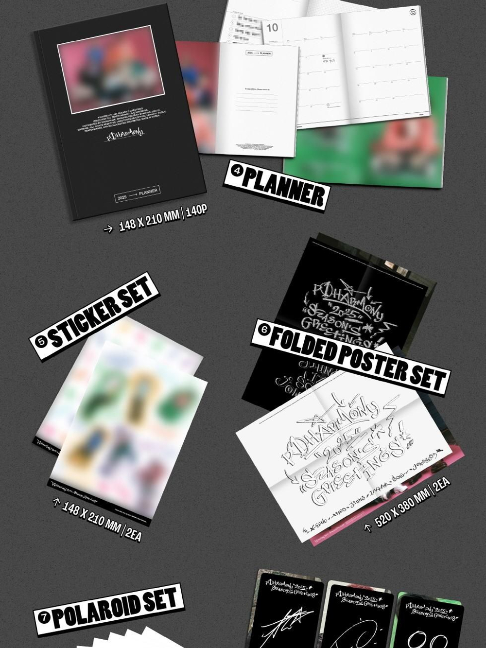 товары P1HARMONY - 2025 Season's Greetings