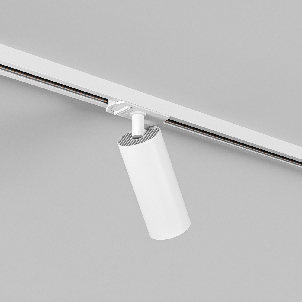 DK6060-BW+WH Трековый светильник IP 20, 15 Вт, GU10, белый с черным, алюминий