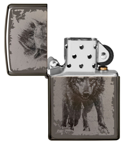 Зажигалка Wolf Design Black Ice® ZIPPO 49073