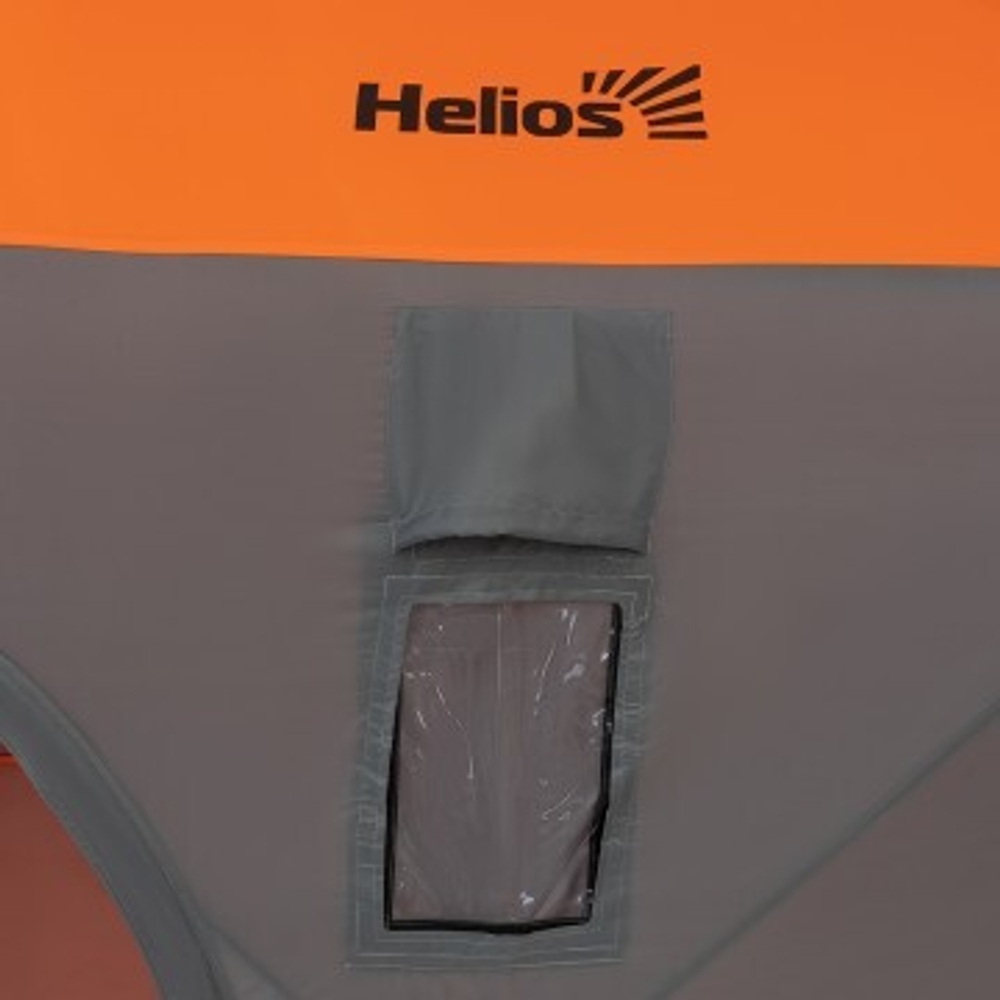 Зимняя рыбалка под палаткой КУБ Helios, Серый-оранжевый