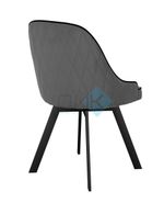 Стул DikLine 266М поворотный опоры чёрные