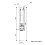 Скважинный насос Grundfos SP 9-75N 3x380 6 98699982