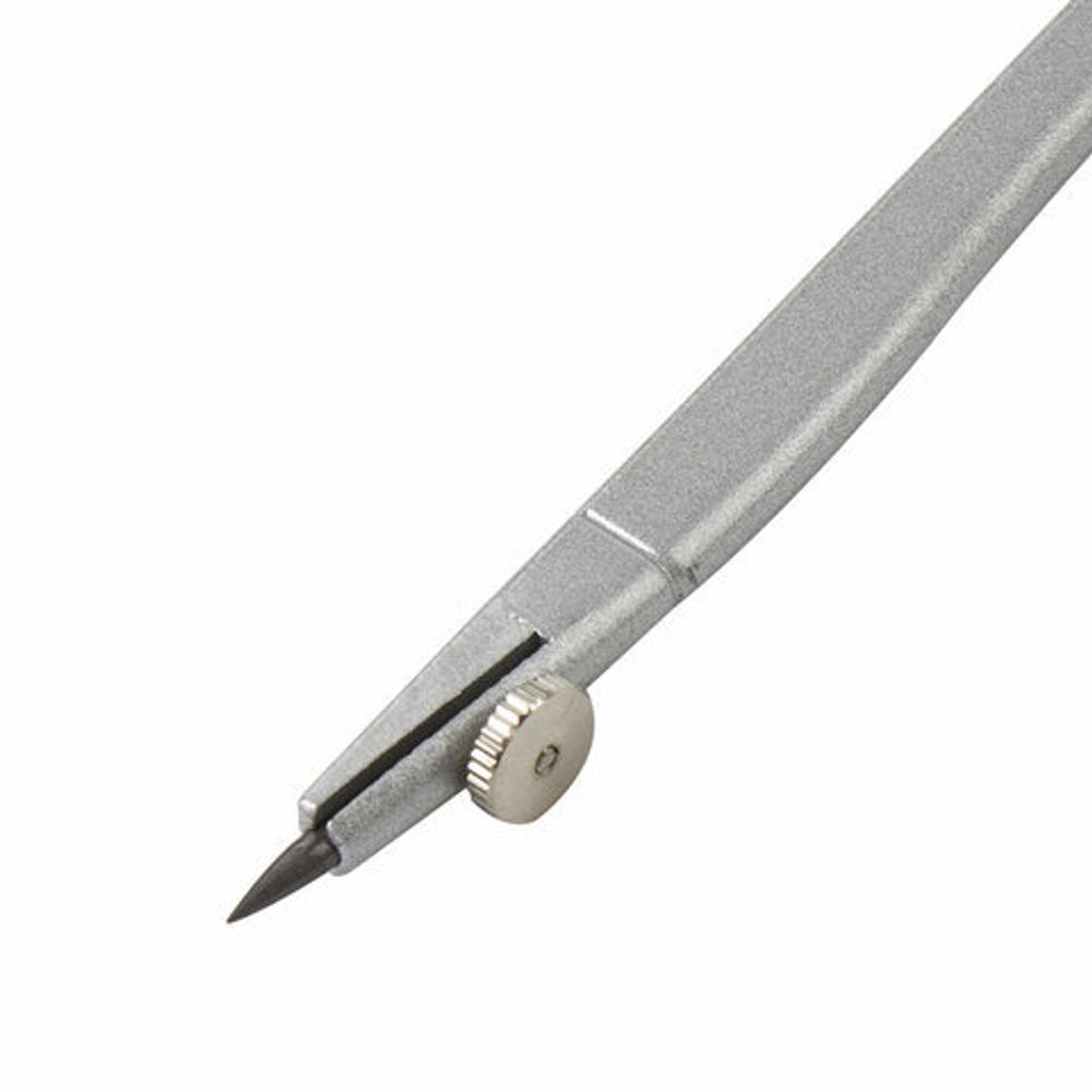 Готовальня BRAUBERG "Klasse", 3 предмета: циркуль 115 мм с колпачком, грифель, точилка, пенал с подвесом, 210330