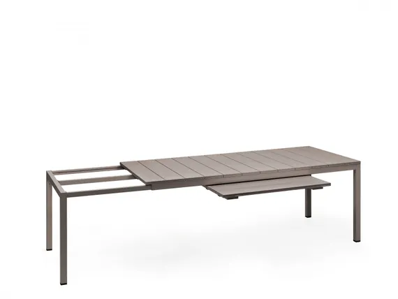 Стол пластиковый раздвижной Rio, 210-280х100 см, коричневый