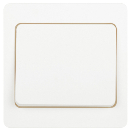 Кнопка Intro Style 7-109-01 10А-250В, IP20, СУ, белый