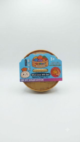 Squishy Dumpling (Mantı oyunu) Şəffaf, içi bəzəkli