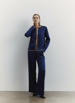 Костюм "Shine" из сатина, цвет тёмно-синий, р-р OS