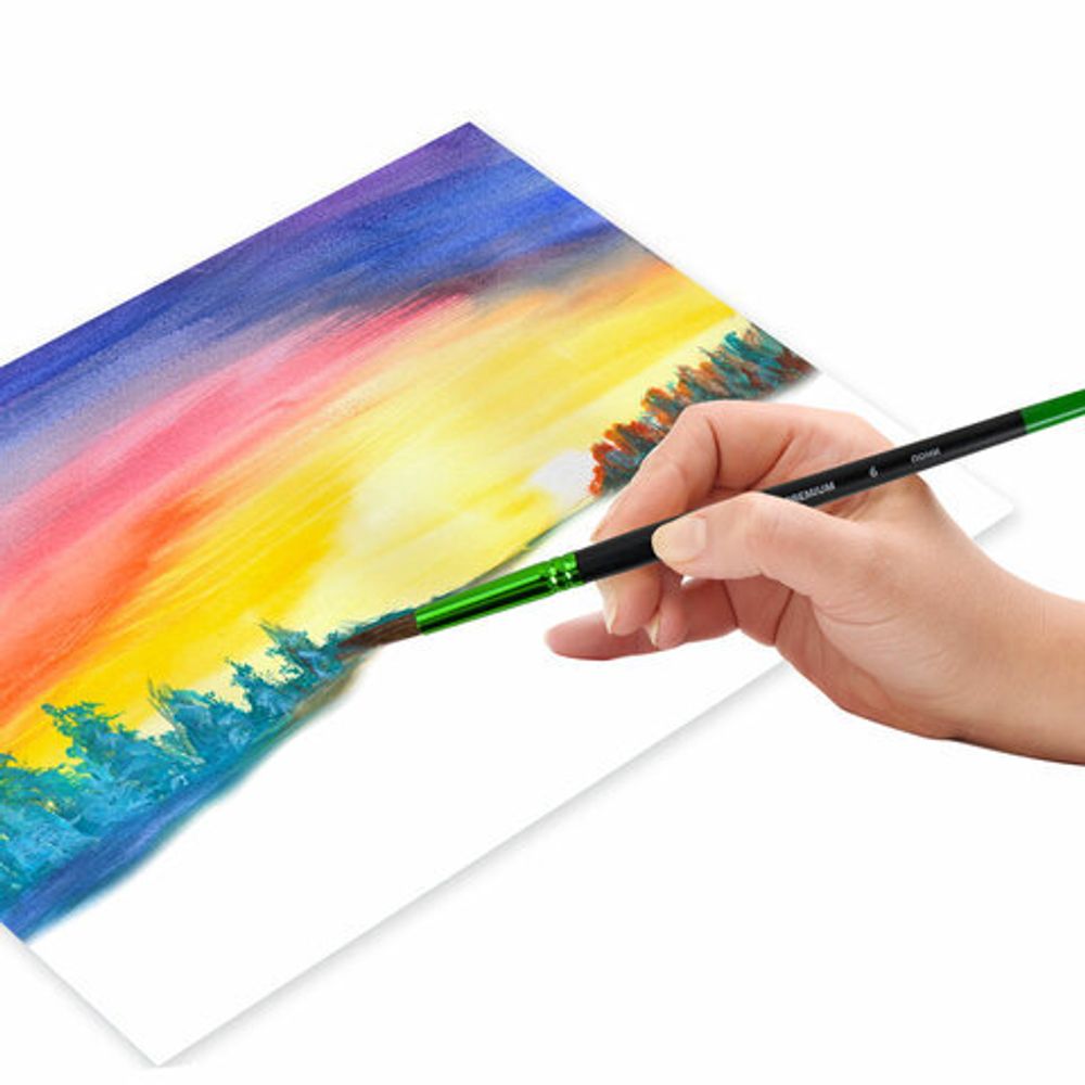 Кисть из ворса пони № 6, BRAUBERG PREMIUM, 200985