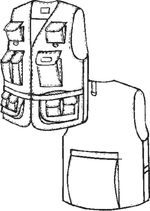 Жилет рыбака №1 утепленный (камыш) ХСН 929-3