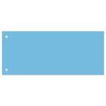 Разделители листов, картонные, 240*105мм, 180гр/м, 100шт/упак., голубые, Brauberg