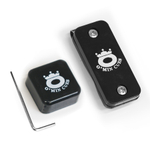 Держатель для мела металлический черный