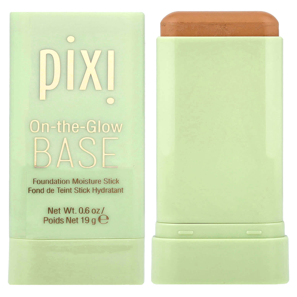 Pixi Beauty, On-The-Glow Base, увлажняющий стик для основы, карамель, 19 г (0,6 унции)