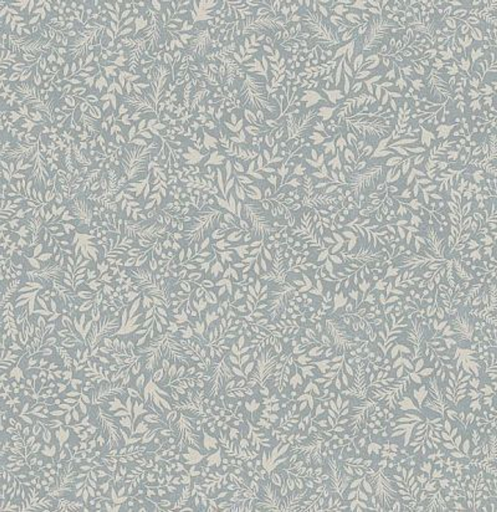 Мелкораппортный растительный дизайн с листьями