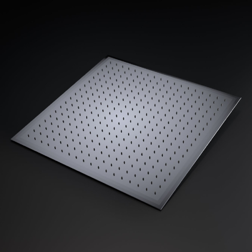 Верхний душ 3D квадратный RGW SP-82 (Хром, 500x500)