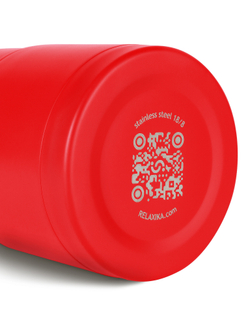 Термос для еды Relaxika 301 (0,5 литра), красный