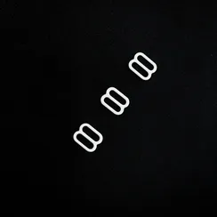 Регулятор для бретели белый 10 мм