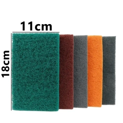 Набор шлифовальный войлок 5шт, P180, P400, P1200, P1500, P2500,115x180мм.,Набор листов нетканых шлифовальных