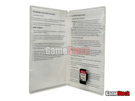 The Witcher 3: Wild Hunt (Nintendo Switch, Русские субтитры, Б/У)