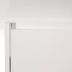 БИССА BISSA Тумба для обуви, 2 отделения, белый,49x28x93см