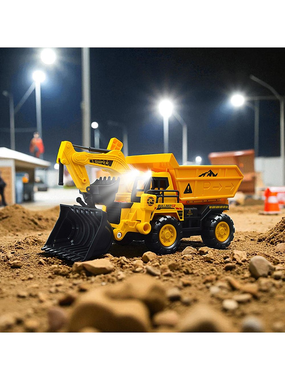 Игровой набор Машинка Катапульта Экскаватор Грейдер (660-S98)