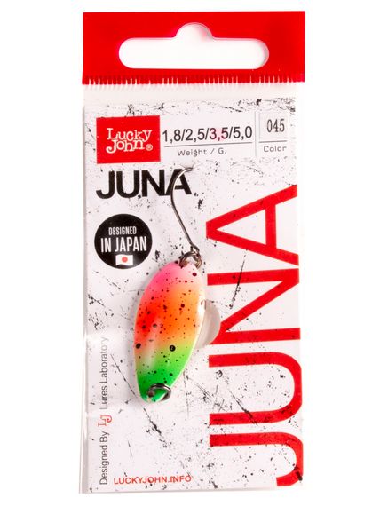 Блесна колеб. Lucky John JUNA длин.33мм/03,5г 045