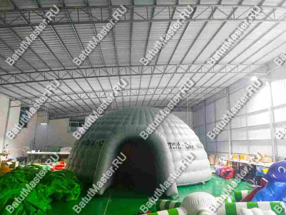 Надувной шатер "Иглу" ПВХ, 7,5*5,5*4 м