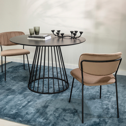 Стул Bergenson Bjorn Eirill, велюр, светло-коричневый