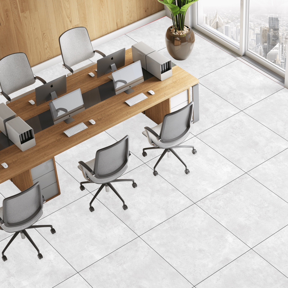 NT CERAMIC. Керамогранит Zett Bianco NTT996000M 600*600мм матовая