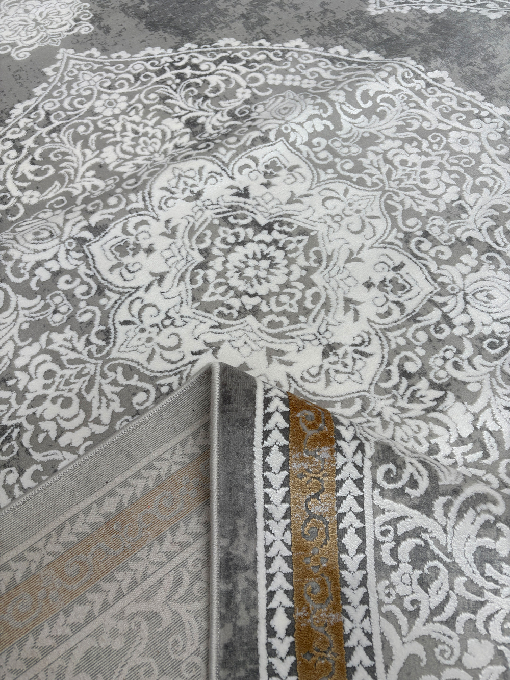 Ковер Anatolia 26162A Grey/White Прямоугольник