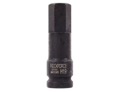 Головка-бита 19мм 1/2" 6-гранная ударная L=78мм ROCKFORCE RF-24407819MPB