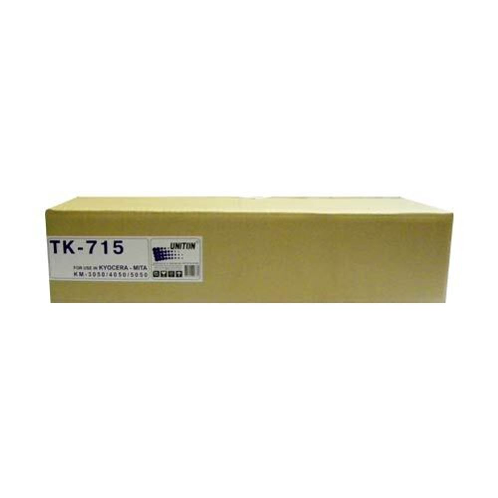 Тонер-картридж UNITON, аналог KYOCERA TK-715 для KM-3050/4050/5050 (34K, TOMOEGAWA)