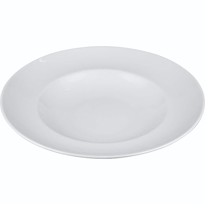 Тарелка для пасты «Тренд»;фарфор;0,5л;D=29см;белый (Цвет: белый)