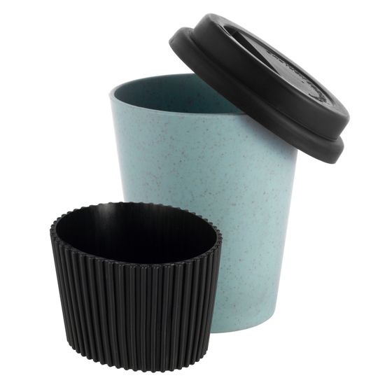 Стакан из бамбукового волокна 400 мл. Kamille KM 1135 с крышкой